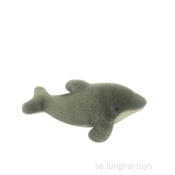 Plush Dolphin In Grey